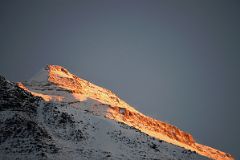 09 Mount Everest North Face Summit Blazes Orange At Sunset From Mount Everest North Face Advanced Base Camp 6400m In Tibet.jpg